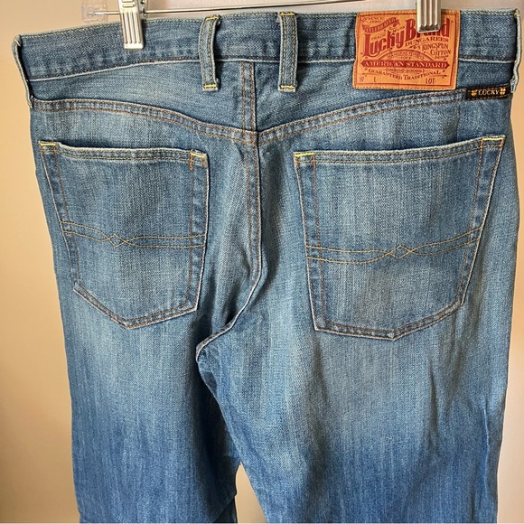 Men’s Lucky Brand Long Inseam Denim Jeans size 32 - Picture 4 of 6